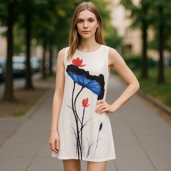 NWOT Connection 18 Casual Summer Dress - Picture 1 of 4